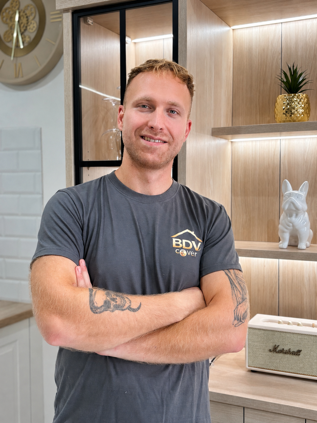 Bryan, fondateur de BDV Cover — rénovation de cuisine et mobilier